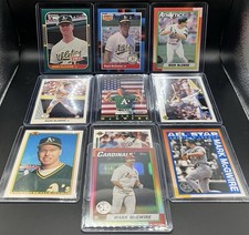 Mark McGwire Rookie Card Lot 10 Cards | 1987 Donruss RC + Topps Leaf Bowman 