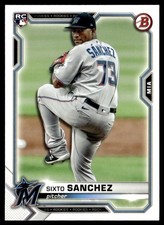 2021 Bowman Sixto Sanchez Rookie Miami Marlins #13