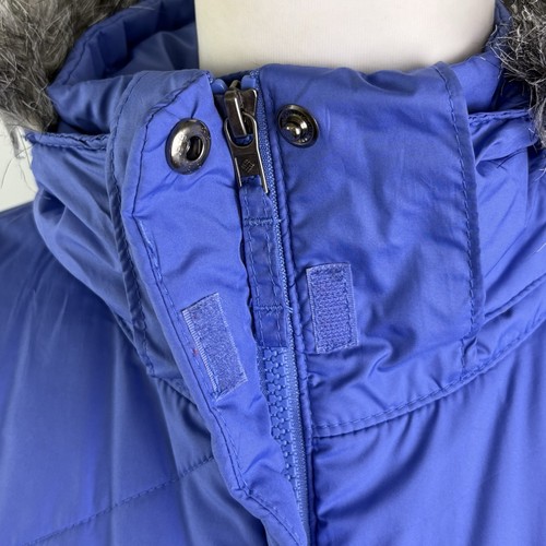 Columbia Jacket Womens Size M Medium Blue Omni Shield Removable Hood Faux Fur - Picture 5 of 10
