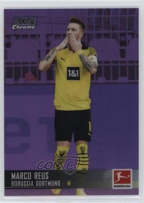 2021 Topps Stadium Club Chrome Bundesliga Purple Refractor 83/299 Marco Reus pe8