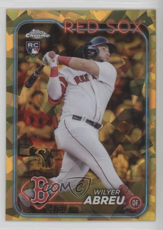 2024 Topps Chrome Sapphire Edition Gold 2/50 Wilyer Abreu #672 0t9q