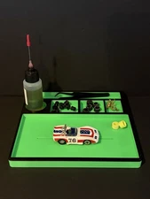 HO Slot Car Build Plate, Setup Plate,  Tjet, AFX,Tyco Mega G Plus Aurora