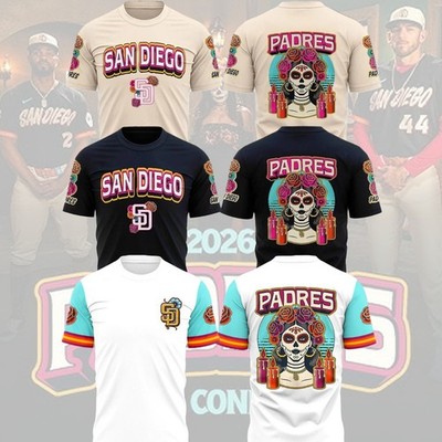 HOT - San Diego Padres 2026 Dia de los Muertos Night City Connect Fan Apparel