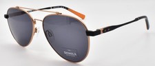 Shinola by Flexon SH2101S 784 Aviator Sunglasses 56-16-145 Satin Copper  Black