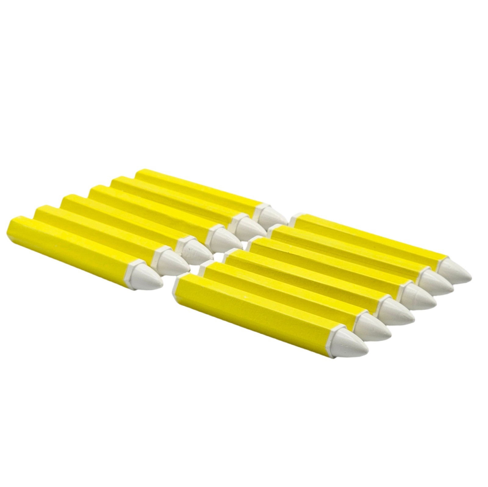 12 White Tire Crayon - All Surface Chalk Paint Stick Marker 