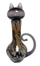 Blenko Glass Cat - Blenkat Decanter 2516 - He...
