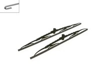 2x Balai d'essuie-glace avant sans spoiler 3 397 118 307 BOSCH pour OPEL TOYOTA