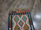 Authentic Afghan Chobi Vegetable Kilim Rug Tribal Geometric Desig Rug 2.4x6.5 Ft — photo 7