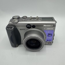 Canon PowerShot G3 4.0MP Digital Camera Silver UNTESTED