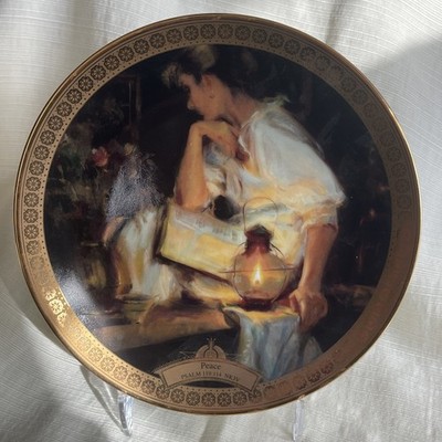 The Masterpeace Collection  Peace  Plate No. 132 Psalm 119:114  NKJV - 8.25 