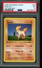 PSA 5 EX Pokemon Ponyta Base Set 1st Edition Non-Holo 60/102