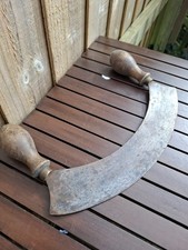 vintage Kitchen Herb Chopper with wooden handle