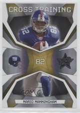 2008 Leaf Rookies & Stars Cross Training Gold /500 Mario Manningham #CT-29 0a3