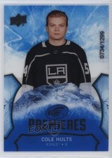 2021-22 Upper Deck Ice 2020-21 Base Ice Premieres 734/1299 Cole Hults #124 zi1