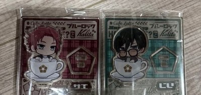 Blue Lock Acrylic Stand Cafe Rin Itoshi & Sae Itoshi, Used, Clean, No