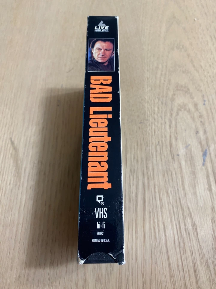 Bad Lieutenant (VHS, 1993, R Rated Version) Bad Cops Thriller Cult Classic - Image 4 of 4