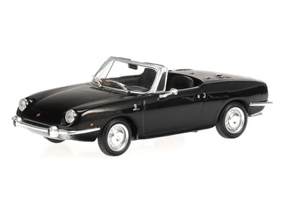 Fiat 850 Sport Spider 1968 noir vehicule miniature 940121231 Maxichamps 1:43 - Photo 1/4