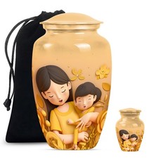 MOM URN Cremation Urns For Ashes - Mini Urns For Men Keepsake Urns - Combo Of