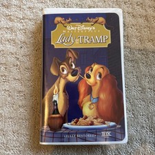 Lady and the Tramp, Disney VHS 1955- Masterpi...