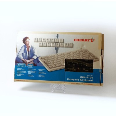 Cherry G84-4100 Compact Keyboard Schwarz NOS Neu OVP ML Switch USB DE Layout
