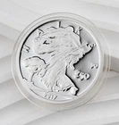 2017 Zombucks Walker (first round in the series) 1 oz. 999 Silver - 1234B