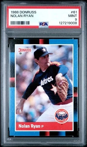 1988 Donruss Nolan Ryan (#61) PSA 9 - New Slab - Centered