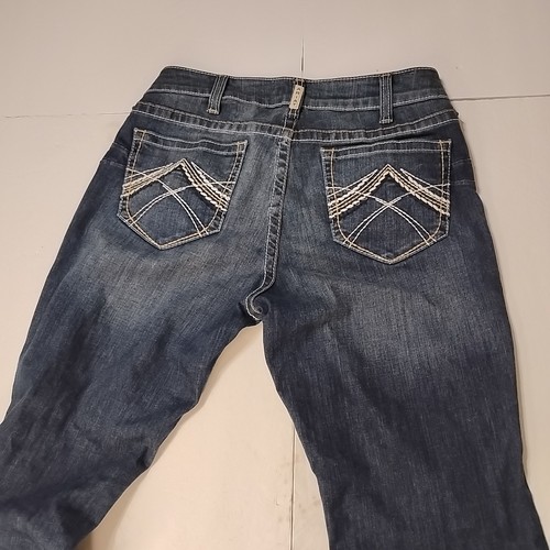 Ariat Jeans 34x35 uomo denim blu punto frusta stivaletto vita media taglio rodeo - Foto 2 di 13