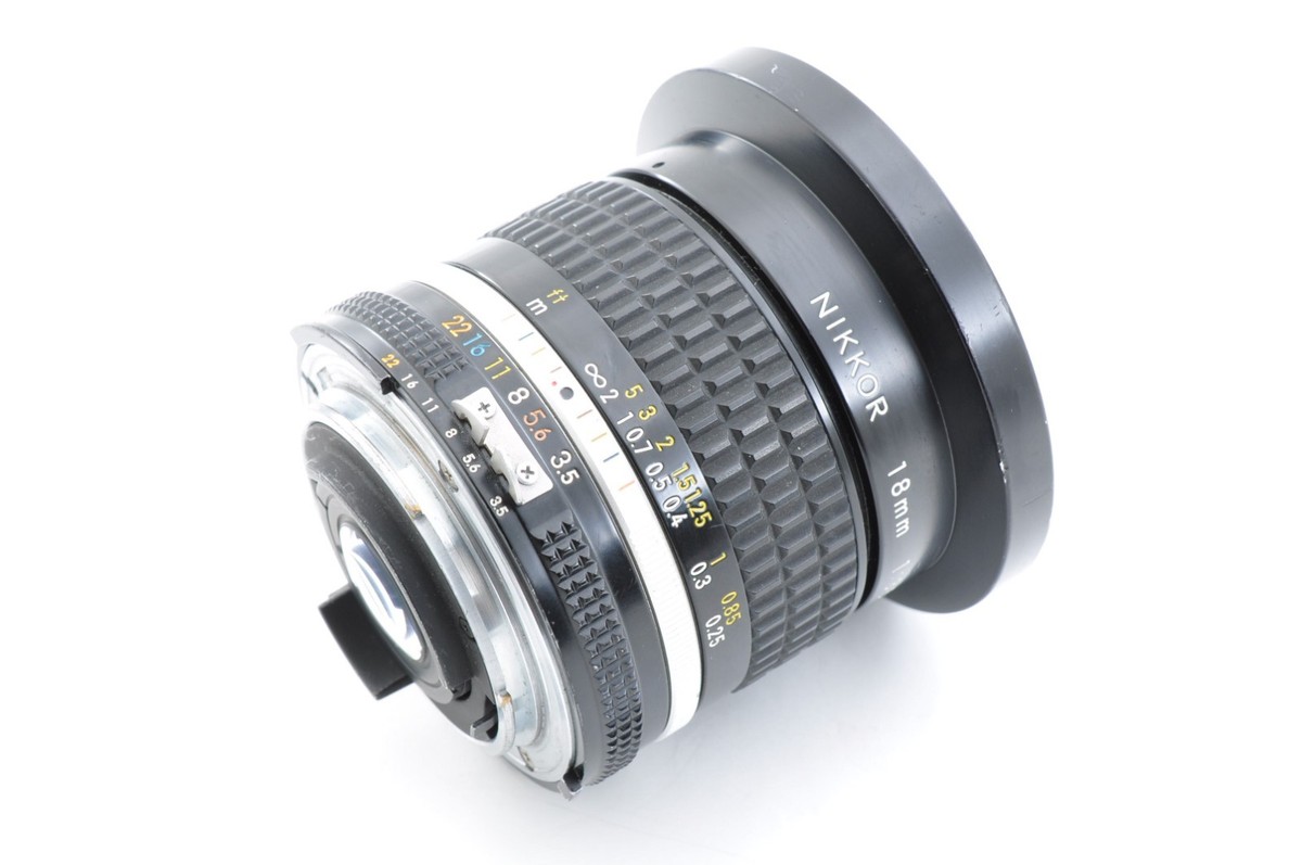 (美品）Nikon NIKKOR ai-s 18mm f/3.5 Nikon Ai-s Ais Nikkor 18mm f/3.5 MF Ultra Wide Lens [Near Mint