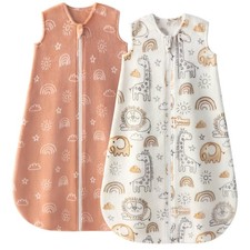 Yoofoss Baby Sleep Sack Brown Giraffe 1.5 Tog 12-18 Months