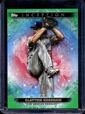 2024 Topps Inception Clayton Kershaw Green #90 Dodgers