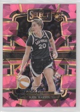 2024 Panini Select WNBA Concourse Pink Ice Prizm Kate Martin #22 Rookie RC 0ks4
