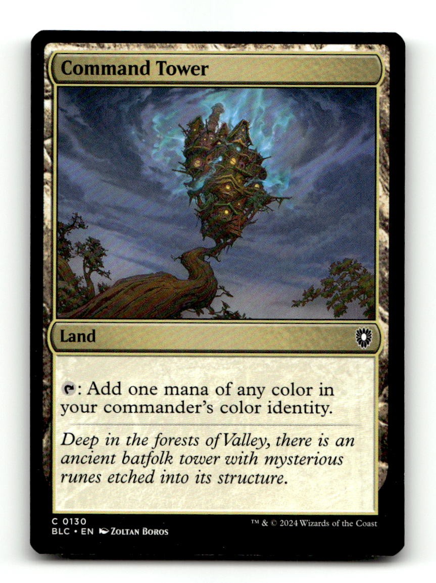 Command Tower 130 Common Commander: Bloomburrow Magic: The Gathering LP