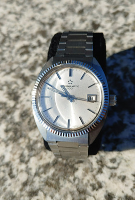 Eterna Matic 5 Star Automatic Uhr, Edelstahl Vintage