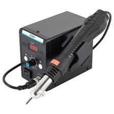 Hot Air Rework Station, 110V SMD Soldering Station with Heat Gun Set, Tempera...