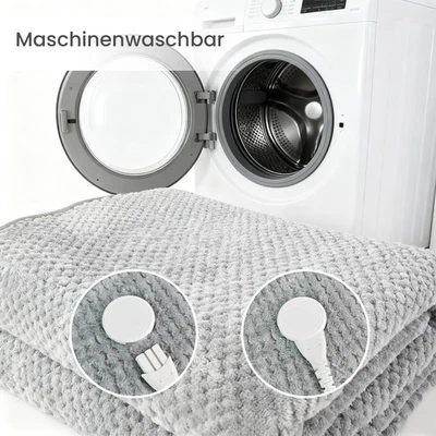 CELESTA 150x80cm Heizdecke Wärmeunterbett Korallenvlies Wärmedecke 6 Temperaturstufen