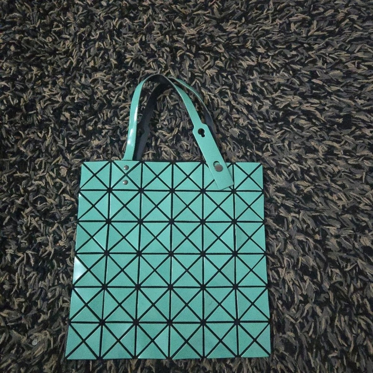 Authentic Issey Miyake Bao Bao Lucent Tote Bag - Mint Green