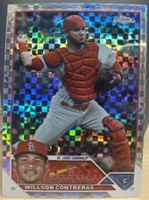 2023 Topps Chrome X-Fractor Parallel Willson Contreras #139 St. Louis Cardinals