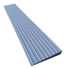 1" Rise Rubber Threshold Ramp for Doorways Heavy Duty Wheelchair Ramp, Non-Sl...