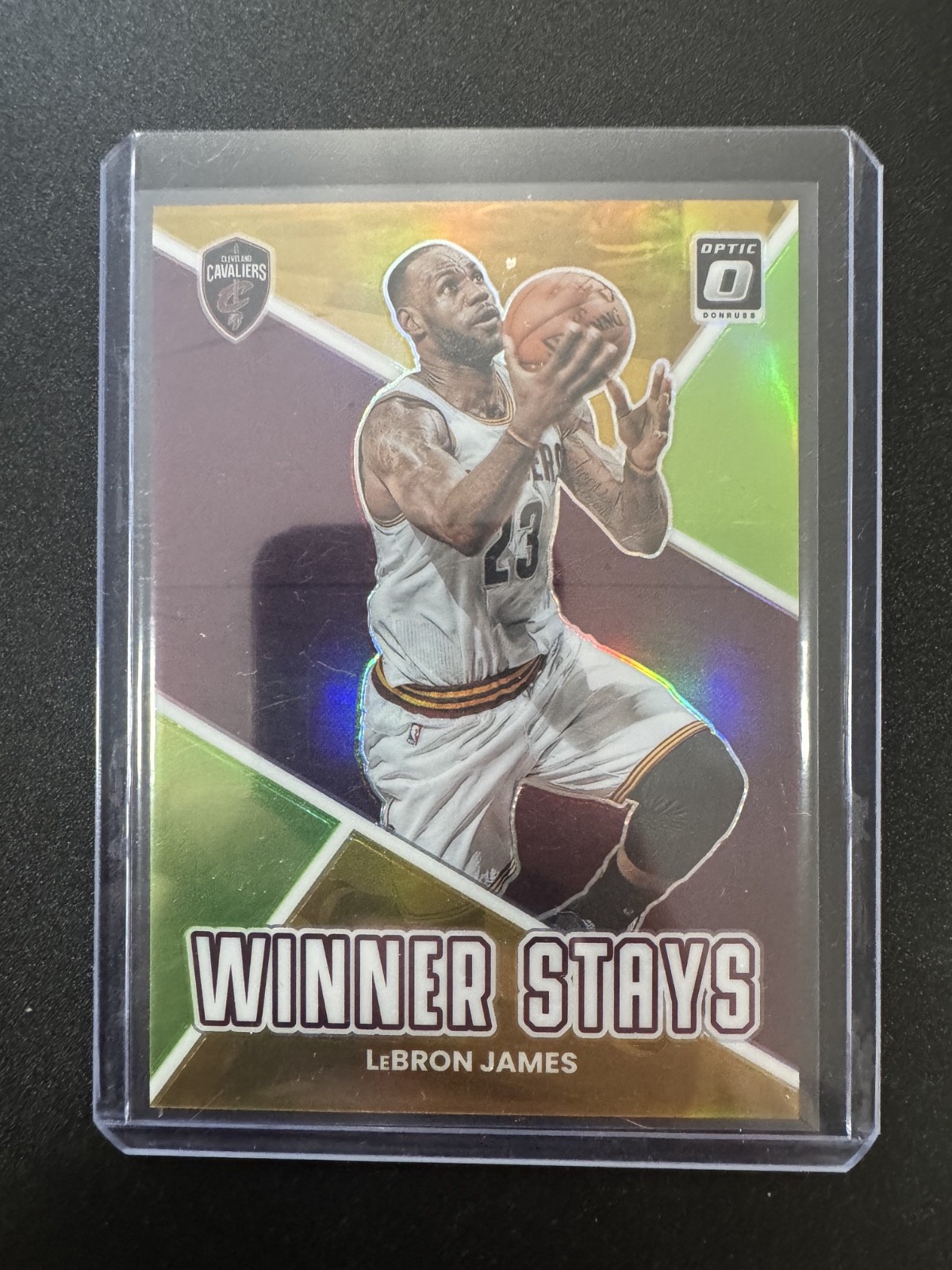 2022-23 Panini Optic LeBron James Winner Stays Lime /149