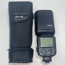 Opteka IF-980C Speedlight Flash for Canon DSLR Cameras W/ Pouch Tested