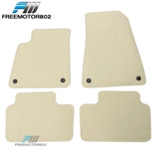Fits 21-24 Polestar 2 Nylon Auto Floor Mats Liner Beige Front Rear Carpets 4PC