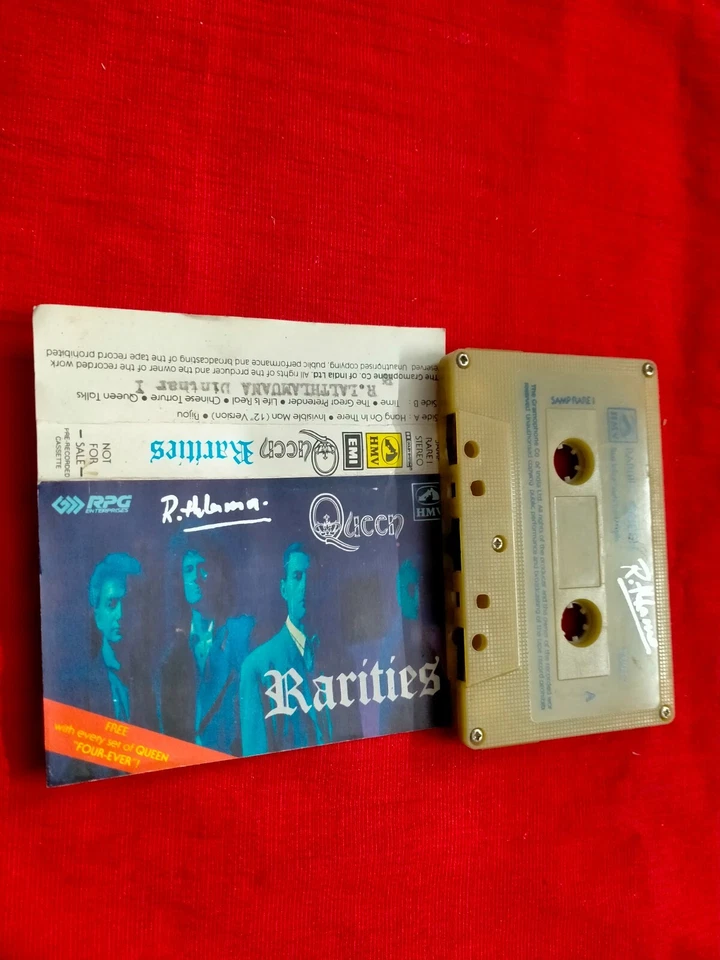 Queen Rarities RARE orig Cassette tape INDIA indian Not For Sale Promo - Image 4 of 4