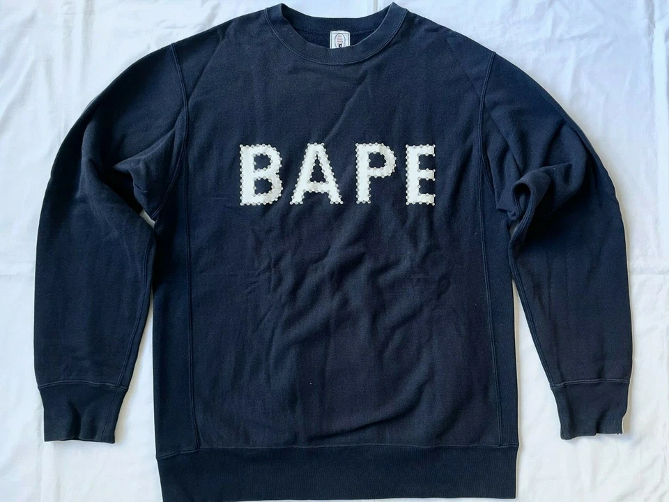 A Bathing Ape Bape Vintage Bape Swarovski Rhinestone sweatshirts Nigo - Image 2 of 4