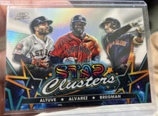 2023 Topps Chrome Cosmic Star Clusters Altuve, Alvarez, Bregman, Astros