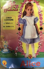 Girls Sz 2-4 Alice In Wonderland Costume