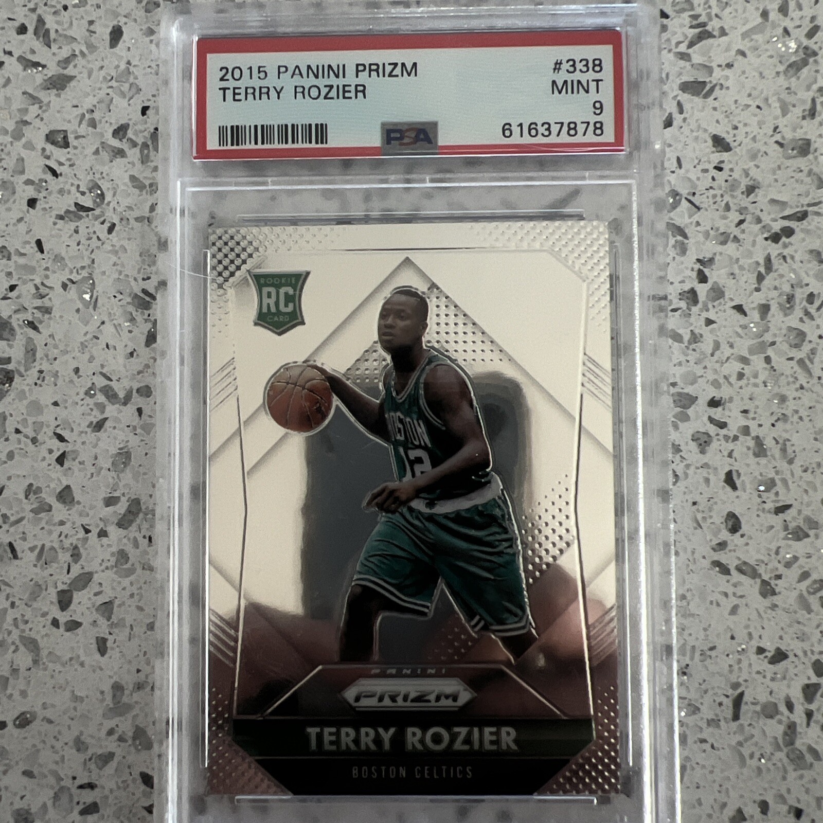 2015 Panini Prizm #338 Terry Rozier Prizm  RC Rookie PSA 9 Miami Heat