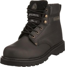 PROSPECTA UNION TAN WORK SAFTEY BOOTS STEEL  SIZE 8 BNWT