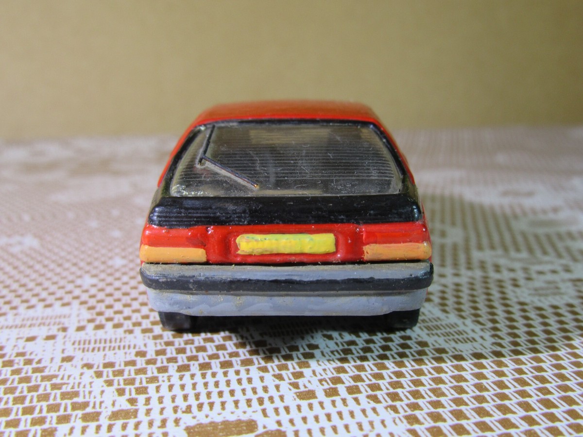 583Z Vintage 1982 Solido modifié 1308 France Renault Fuego Turbo Rouge 1:43