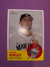 2012 Topps Heritage  Dustin Ackley #366 Seattle Mariners Baseball Card