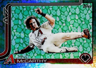 2025 TOPPS SERIES 1 HOLIDAY GREEN EASTER FOIL #243 JAKE McCARTKY DIAMONDBACKS